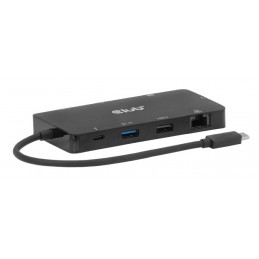 CLUB3D CSV-2552 keskitin USB Type-C 5000 Mbit s Musta