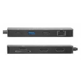 CLUB3D CSV-2552 keskitin USB Type-C 5000 Mbit s Musta