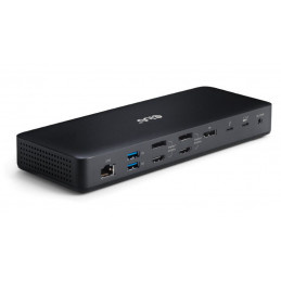 CLUB3D CSV-1583 kannettavien tietokoneiden telakka ja porttitoistin Langallinen Thunderbolt 4 Musta