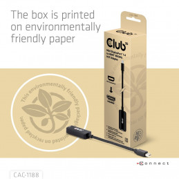CLUB3D CAC-1188 videokaapeli-adapteri 0,09 m Mini DisplayPort HDMI Musta