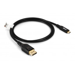 CLUB3D CAC-1559 videokaapeli-adapteri 1 m USB Type-C DisplayPort Musta