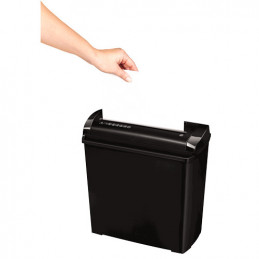 Fellowes P-25S paperisilppuri Suikaleeksi leikkaava 22 cm Musta, Harmaa