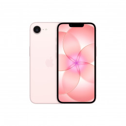 Apple iPhone 17e 15,5 cm (6.1") Kaksois-SIM iOS 26 5G USB Type-C 256 GB Vaalea pinkki