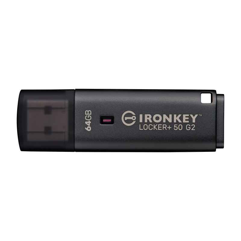 Kingston Technology IronKey 64 Gt Locker Plus 50 G2, FIPS 197, AES-256