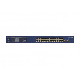 NETGEAR GS724TP-300EUS verkkokytkin Hallittu L2 L3 L4 Gigabit Ethernet (10 100 1000) Power over Ethernet -tuki Sininen