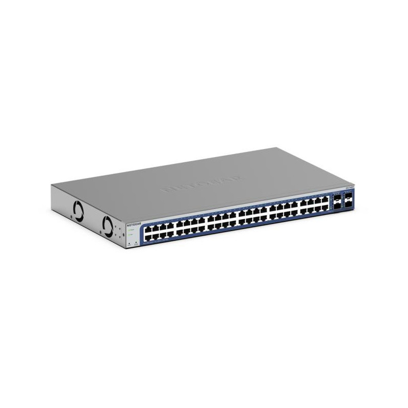 NETGEAR GS748Tv6 Hallittu L2 L3 L4 Gigabit Ethernet (10 100 1000) Musta, Harmaa