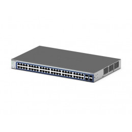 NETGEAR GS748Tv6 Hallittu L2 L3 L4 Gigabit Ethernet (10 100 1000) Musta, Harmaa