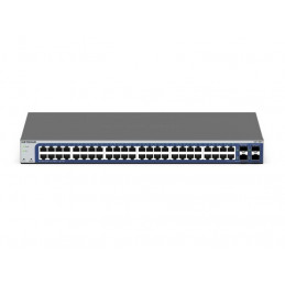 NETGEAR GS748Tv6 Hallittu L2 L3 L4 Gigabit Ethernet (10 100 1000) Musta, Harmaa