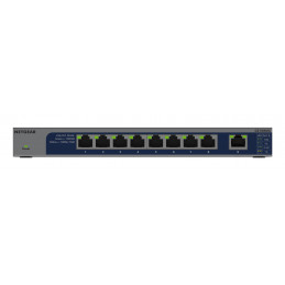 NETGEAR GS108MX-100EUS verkkokytkin Hallitsematon L2 Gigabit Ethernet (10 100 1000) Työpöytä- seinäkiinnitys