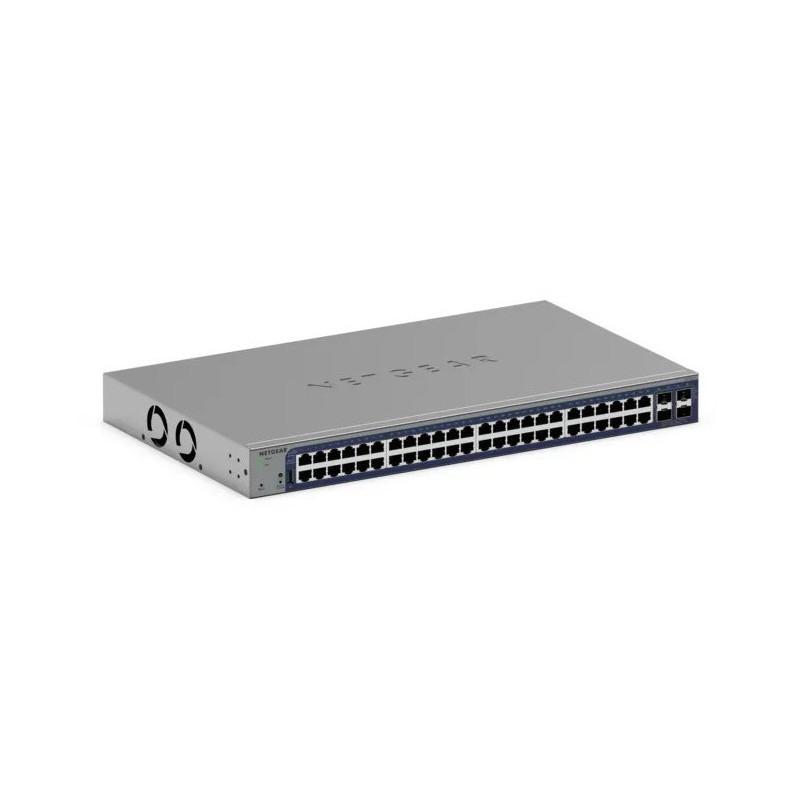 NETGEAR GS752TXUP Hallittu Gigabit Ethernet (10 100 1000) Power over Ethernet -tuki 1U Harmaa