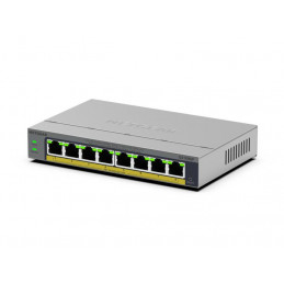 NETGEAR GS108EP Hallittu L2 L3 Gigabit Ethernet (10 100 1000) Harmaa