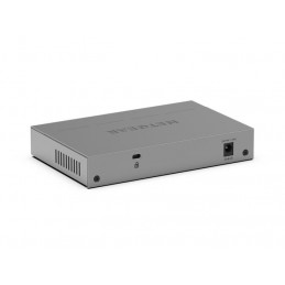NETGEAR GS105P Hallitsematon Gigabit Ethernet (10 100 1000) Power over Ethernet -tuki Työpöytä- seinäkiinnitys Harmaa