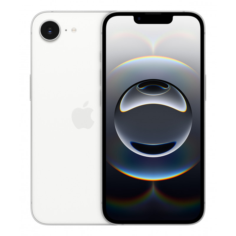 Apple iPhone 16e 15,5 cm (6.1") Kaksois-SIM iOS 18 5G USB Type-C 128 GB Valkoinen