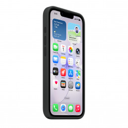 Apple iPhone 17e n MagSafe-silikonikuori - musta