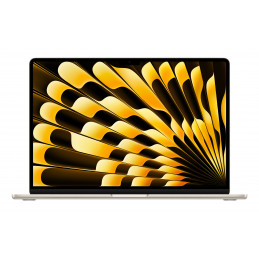 Apple MacBook Air Apple M M4 Kannettava tietokone 38,9 cm (15.3") 16 GB 512 GB SSD Wi-Fi 6E (802.11ax) macOS Sequoia Beige