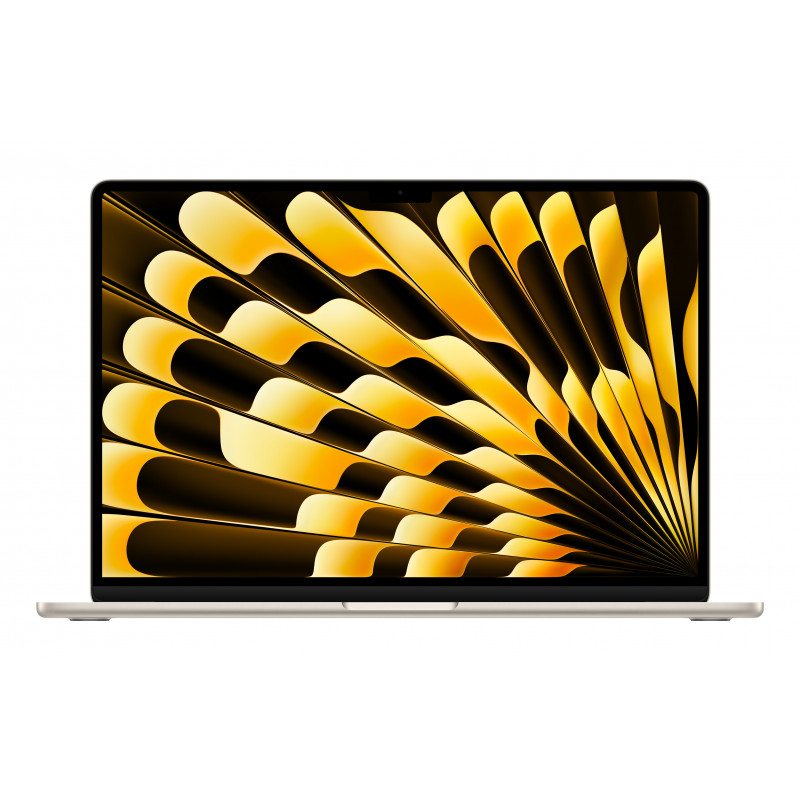 Apple MacBook Air Apple M M4 Kannettava tietokone 38,9 cm (15.3") 16 GB 512 GB SSD Wi-Fi 6E (802.11ax) macOS Sequoia Beige