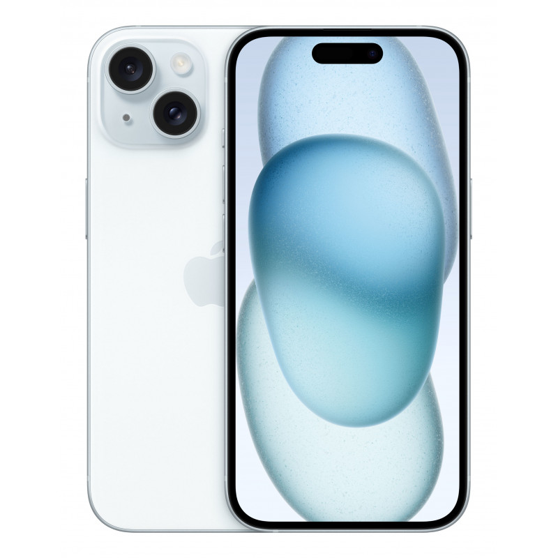Apple iPhone 15 15,5 cm (6.1") Kaksois-SIM iOS 17 5G USB Type-C 128 GB Sininen