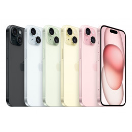 Apple iPhone 15 15,5 cm (6.1") Kaksois-SIM iOS 17 5G USB Type-C 256 GB Musta