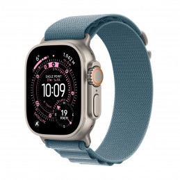 Apple Watch Ultra 3 OLED 49 mm Digitaalinen 422 x 514 pikseliä Kosketusnäyttö 5G Titaani Wi-Fi GPS (satelliitti)