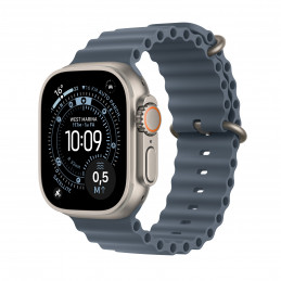 Apple Watch Ultra 3 OLED 49 mm Digitaalinen 422 x 514 pikseliä Kosketusnäyttö 5G Titaani Wi-Fi GPS (satelliitti)