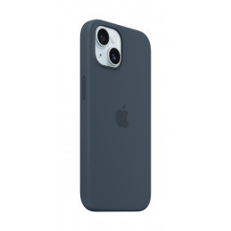 Apple iPhone 15 n MagSafe-silikonikuori - myrskynsininen