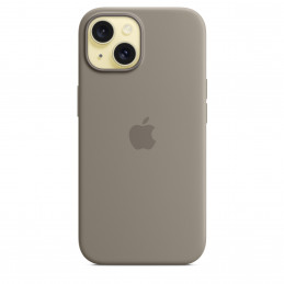 Apple iPhone 15 n MagSafe-silikoni­kuori - savenruskea