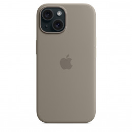 Apple iPhone 15 n MagSafe-silikoni­kuori - savenruskea