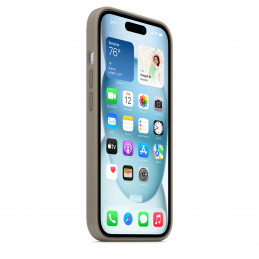 Apple iPhone 15 n MagSafe-silikoni­kuori - savenruskea