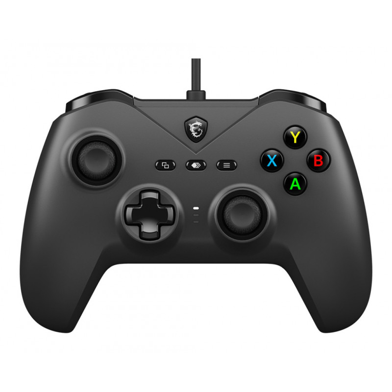 MSI FORCE GC200 peliohjain Musta USB Pad-ohjain Analoginen Digitaalinen Android, PC
