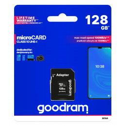 Goodram M1AA 128 GB MicroSDXC UHS-I Luokka 10