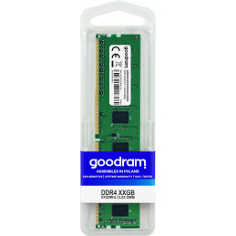 Goodram GR3200D464L22S 16G muistimoduuli 16 GB 1 x 16 GB DDR4 288-pin DIMM