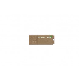 Goodram UME3 Eco Friendly USB-muisti 64 GB USB A-tyyppi 3.2 Gen 1 (3.1 Gen 1) Ruskea