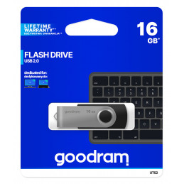 Goodram UTS2 USB-muisti 16 GB USB A-tyyppi 2.0 Musta