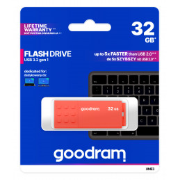 Goodram UME3 USB-muisti 32 GB USB A-tyyppi 3.2 Gen 1 (3.1 Gen 1) Oranssi
