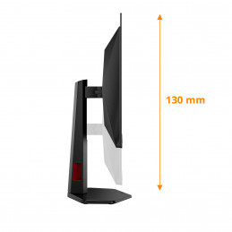 AOC G4 Q27G4ZDR tietokoneen litteä näyttö 67,3 cm (26.5") 2560 x 1440 pikseliä Quad HD QD-OLED Musta, Punainen