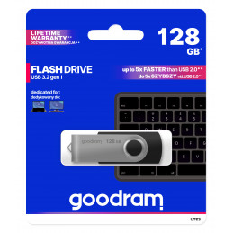 Goodram UTS3 USB-muisti 128 GB USB A-tyyppi 3.2 Gen 1 (3.1 Gen 1) Musta