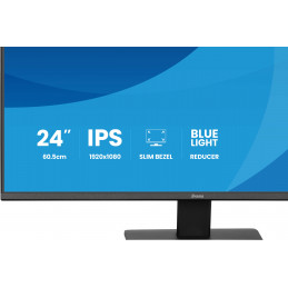 iiyama ProLite X2491H-B1 tietokoneen litteä näyttö 60,5 cm (23.8") 1920 x 1080 pikseliä Full HD LCD Musta