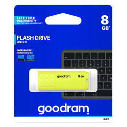 Goodram UME2 USB-muisti 8 GB USB A-tyyppi 2.0 Keltainen