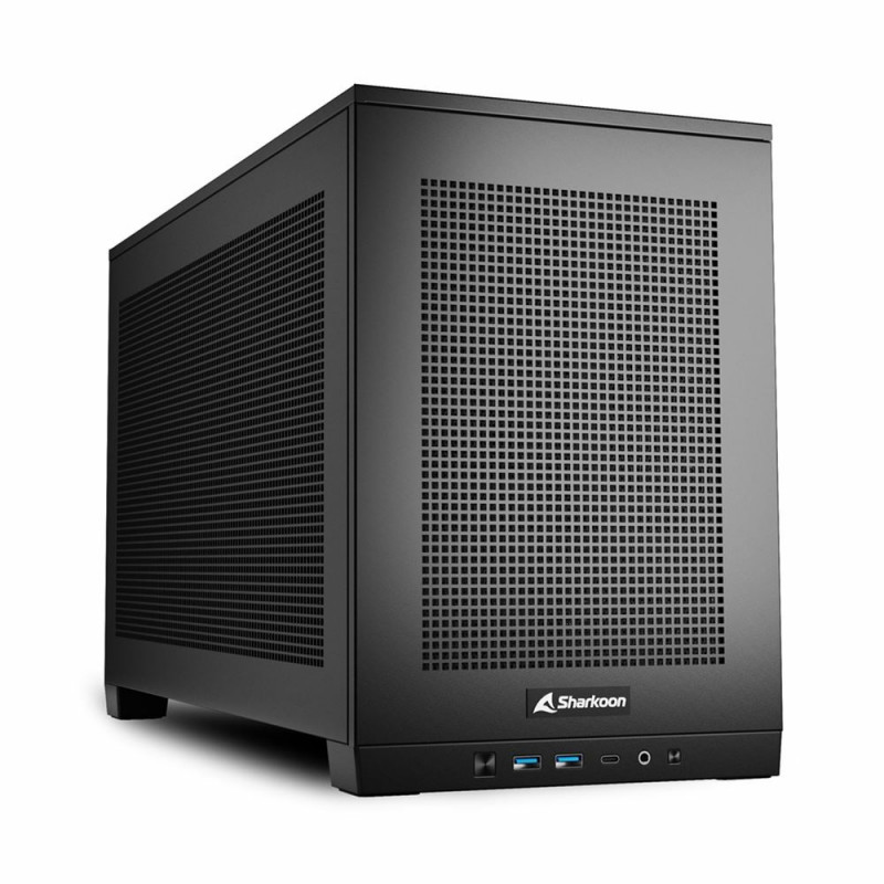 Sharkoon REBEL C20 ITX tietokonekotelo Musta