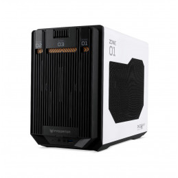 Acer DC.Z3XEE.001 tietokonekotelo Työpöytä Musta, Valkoinen