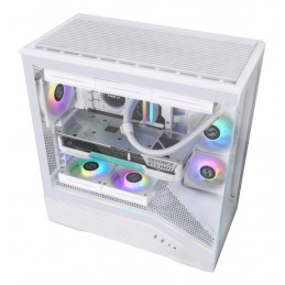 Lian Li Vector V100 Midi Tower Musta, Läpinäkyvä