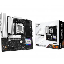 Asrock A620AM Pro RS AMD A620A Pistoke AM5 mikro ATX