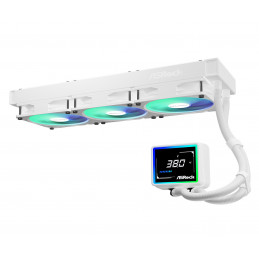Asrock Challenger White 360 Digital Suoritin Nestejäähdytyspakkaus 12 cm Valkoinen
