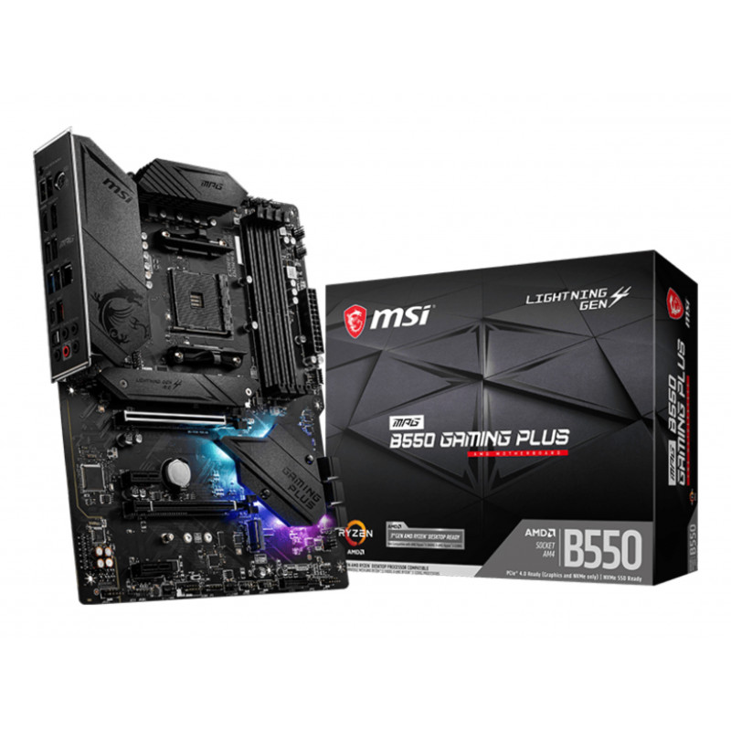 MSI MPG B550 Gaming Plus AMD B550 Kanta AM4 ATX