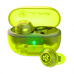 JLab Go Pop ANC Kuulokkeet True Wireless Stereo (TWS) In-ear Puhelut Musiikki Bluetooth Sinivihreä, Läpinäkyvä