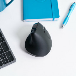 JLab JBUDS ERGONOMIC hiiri Koti Oikeakätinen RF Wireless + Bluetooth 2400 DPI