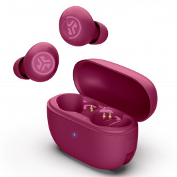 JLab Go Pop ANC Kuulokkeet True Wireless Stereo (TWS) In-ear Puhelut Musiikki Bluetooth Fuksianpunainen