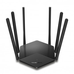 Mercusys MR50G langaton reititin Gigabitti Ethernet Kaksitaajuus (2,4 GHz 5 GHz) Musta