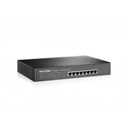 TP-Link TL-SG1008 Hallitsematon Gigabit Ethernet (10 100 1000) 1U Musta