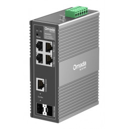 TP-Link Omada IES206G verkkokytkin Hallittu Gigabit Ethernet (10 100 1000) Musta